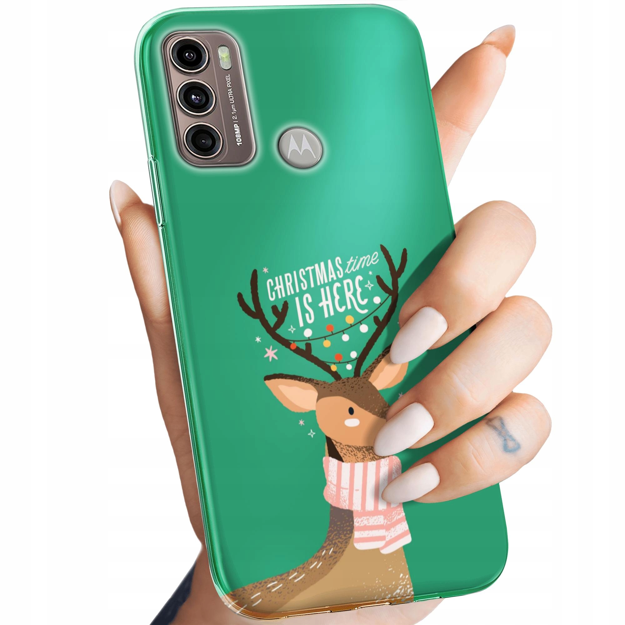 

Etui do Motorola Moto G60 Świąteczne Obudowa