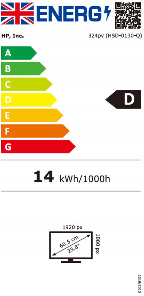Hp 324pv 23,8"