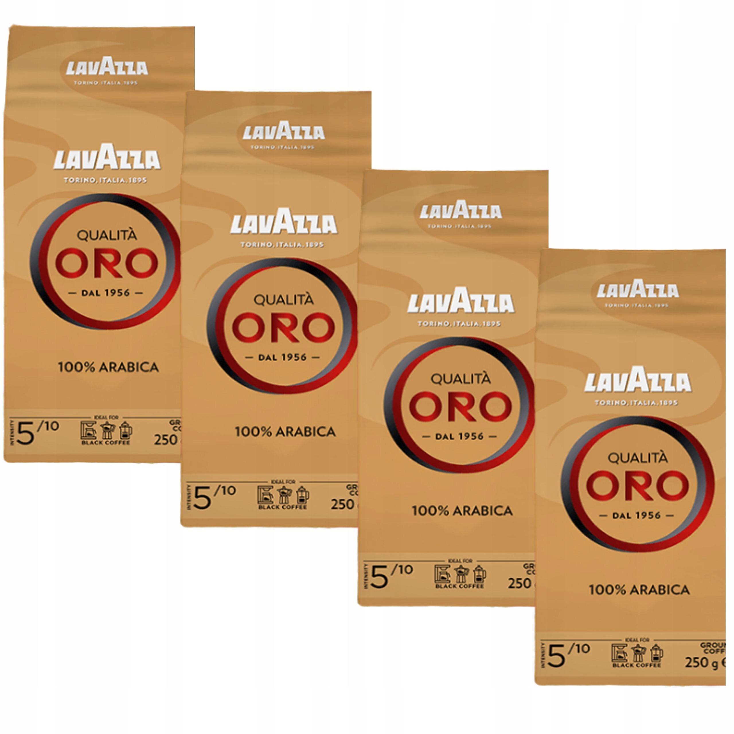 Levně Mletá káva Lavazza Qualita Oro Vacum 4x250 g