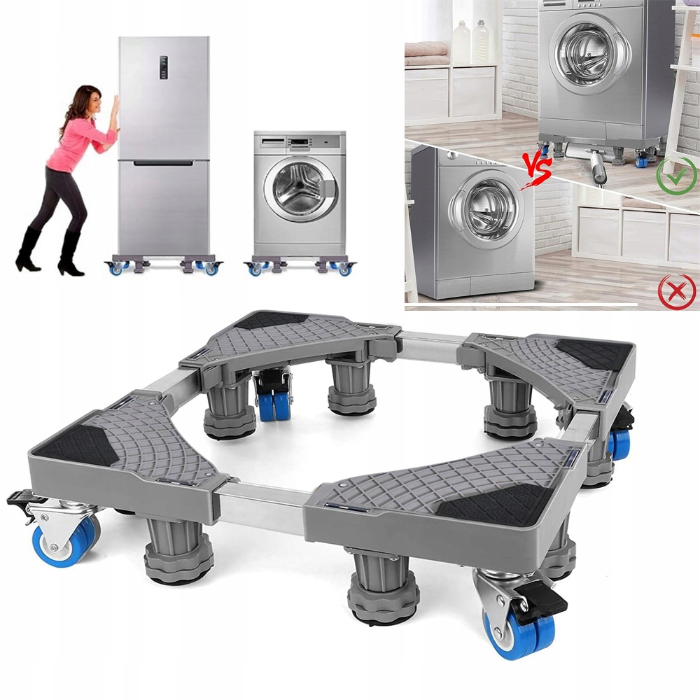 Bedee Platforma Transportowa Lodówka Pralka 10-13CM Wysokość