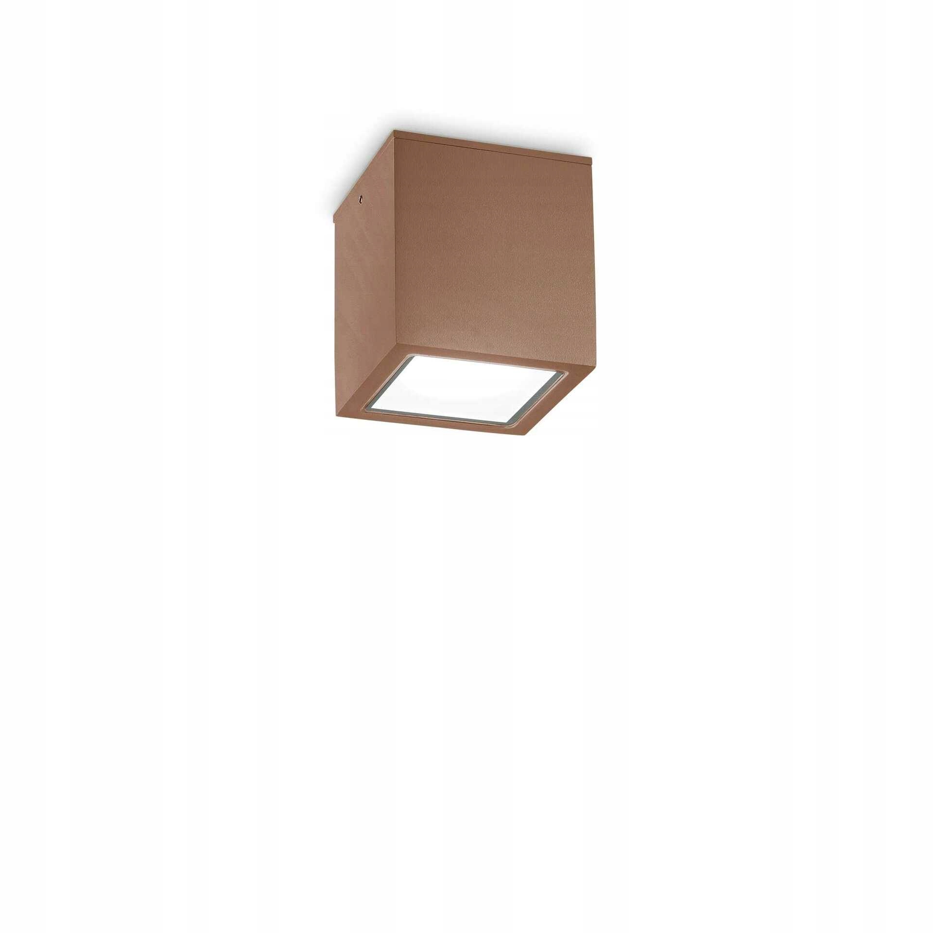 Vonkajšie stropné svietidlo Ideal Lux Techo GU10 IP54 hnedé 9cm