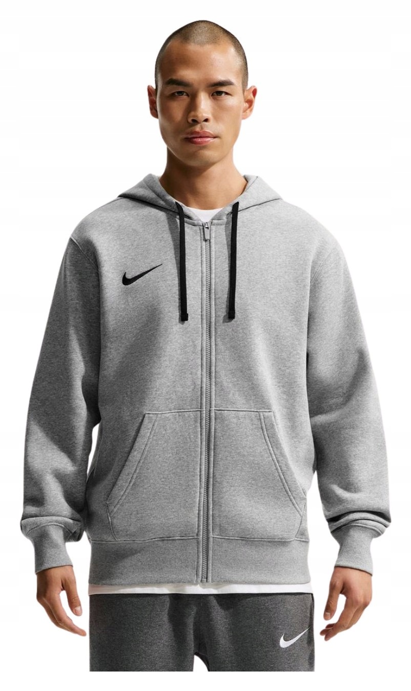 Mikina Nike Team Park 26 Fleece Full-zip Hoodie šedá IB1228 063 vel. XL