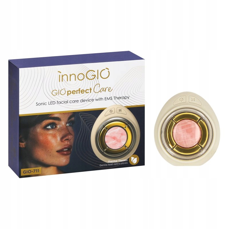 innoGIO gIOperfect Led silikonový čistící kartáček s Ems terapií GIO-711