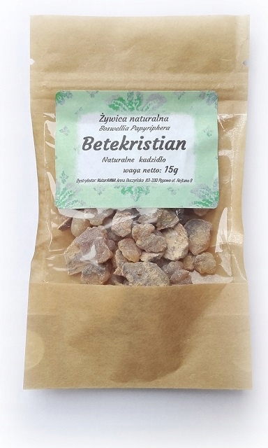 

betekristian naturalna żywica kadzidło