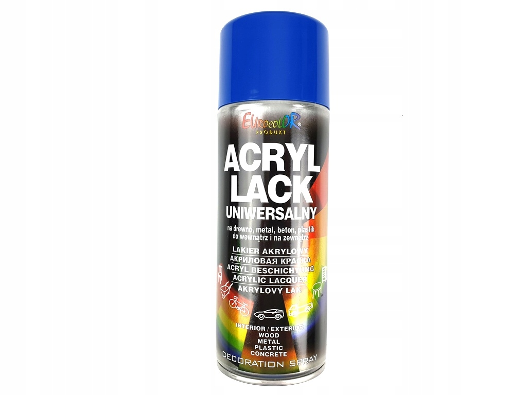 Eurocolor Lakier Akrylowy Fluor. Niebieski