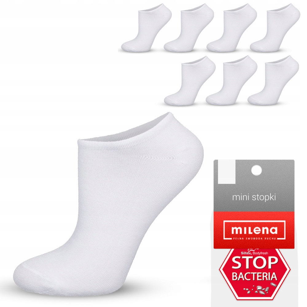 

Skarpety męskie stopki Milena Stop Bacteria *41-43