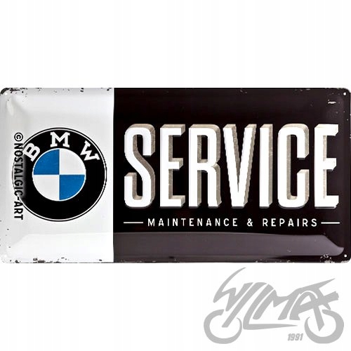 TABLICA PLAKAT 25x50 BMW SERVICE 27010