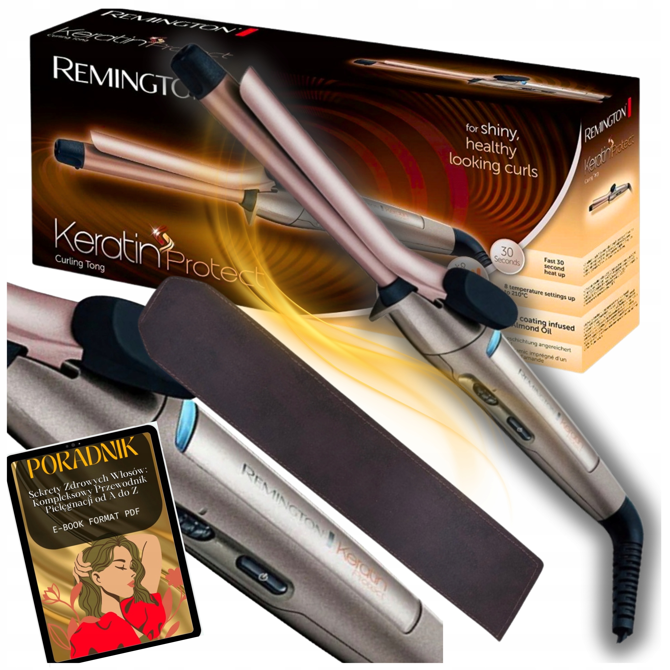 Lokówka Do Włosów Remington Niezawodna Lokówka Keratynowa Migdał