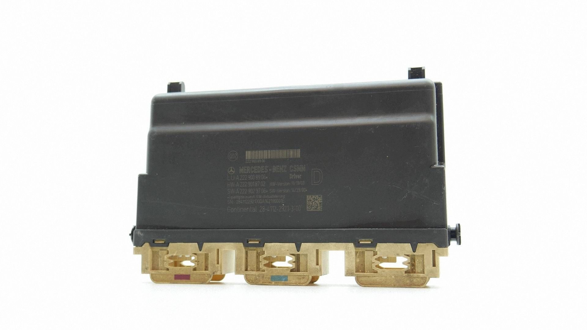 module control unit seat driver´s MERCEDES S W222 A2229008906