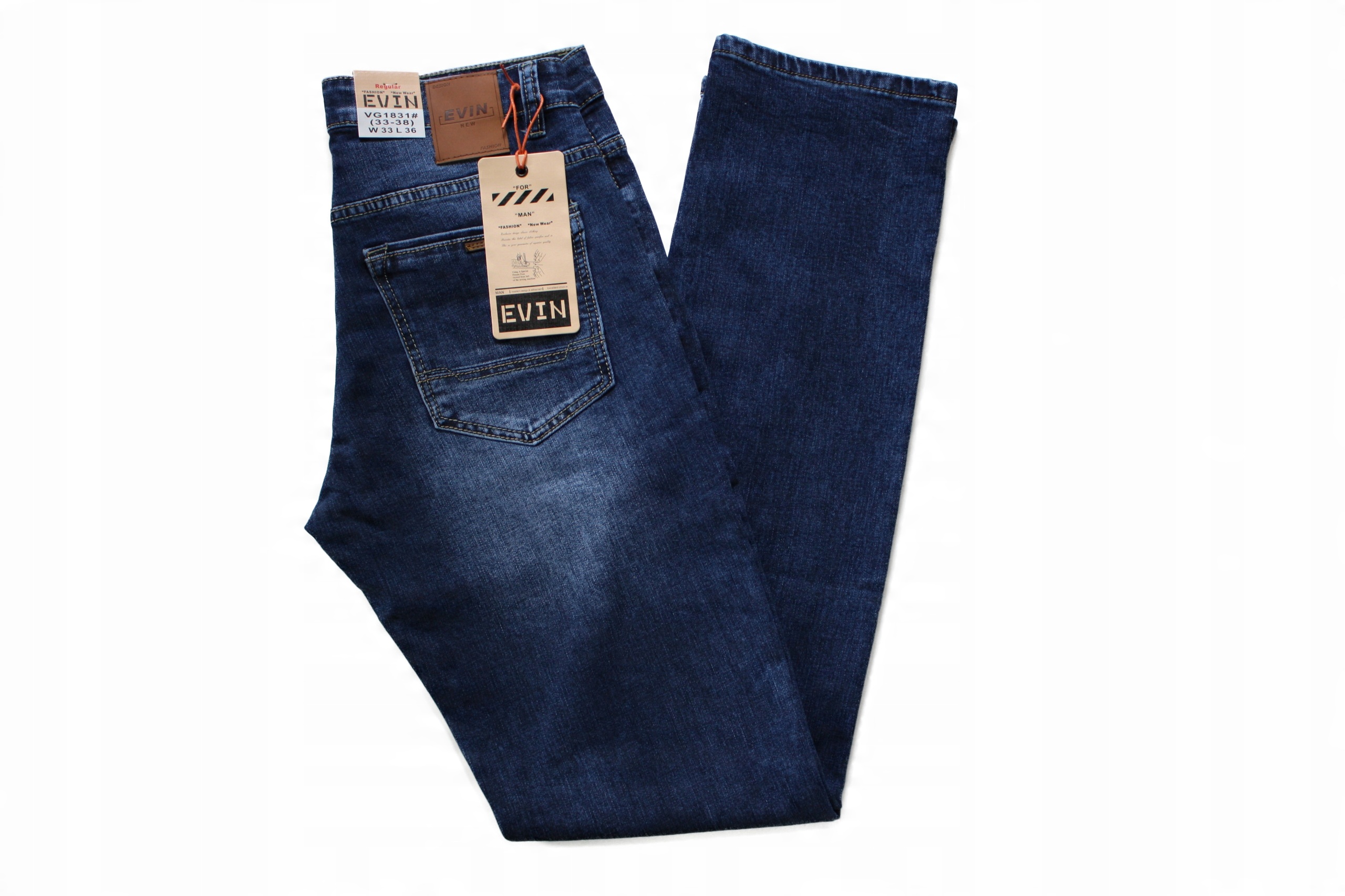 

Spodnie Męskie Jeans (długie) W40 L36 Pas 106-108