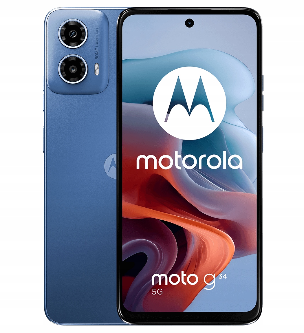 Motorola Moto G34 5G 8/128GB Dual Sim Nfc 6,5" Ips 120Hz Hdr 18W 5000mAh