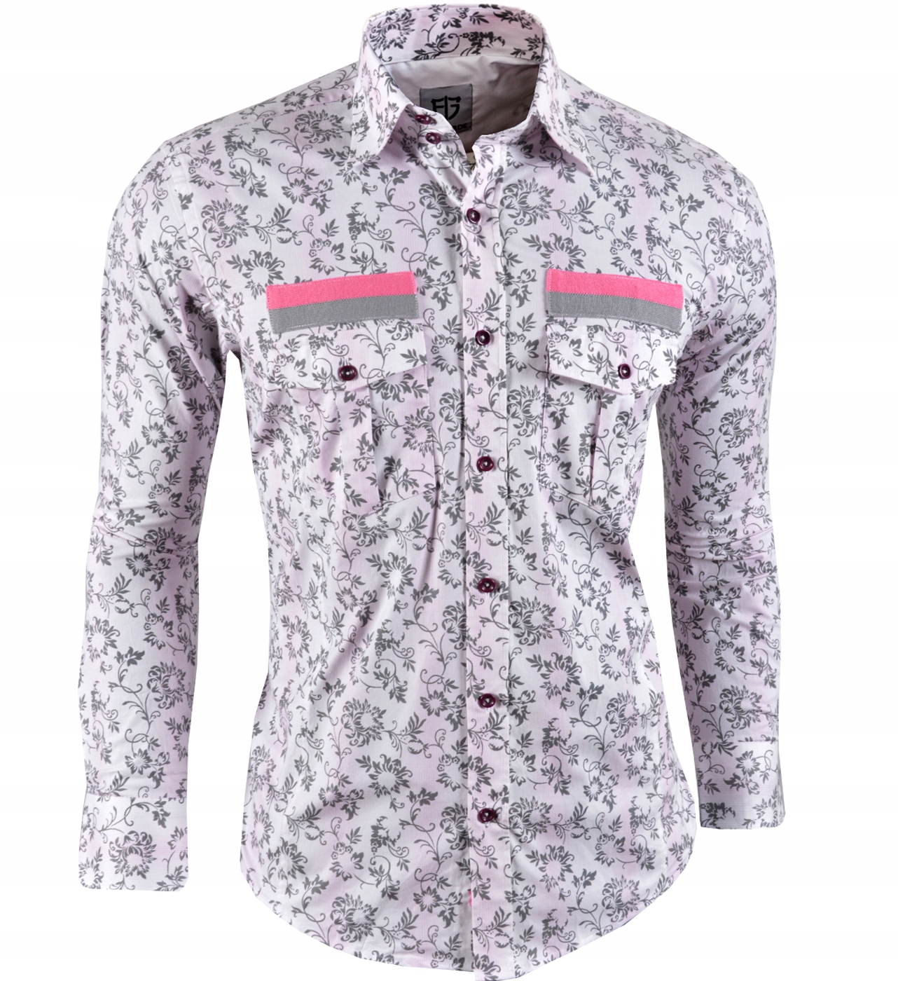 Pánská košile Engarde by Mondo Květiny Casual