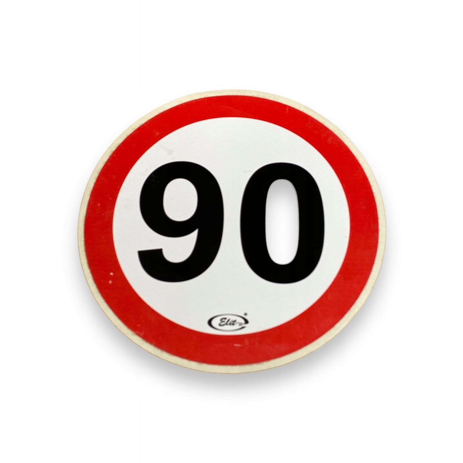 Naklejka Ograniczenie Prędkości 90 km/h 20 cm znak na naczepę przyczepę