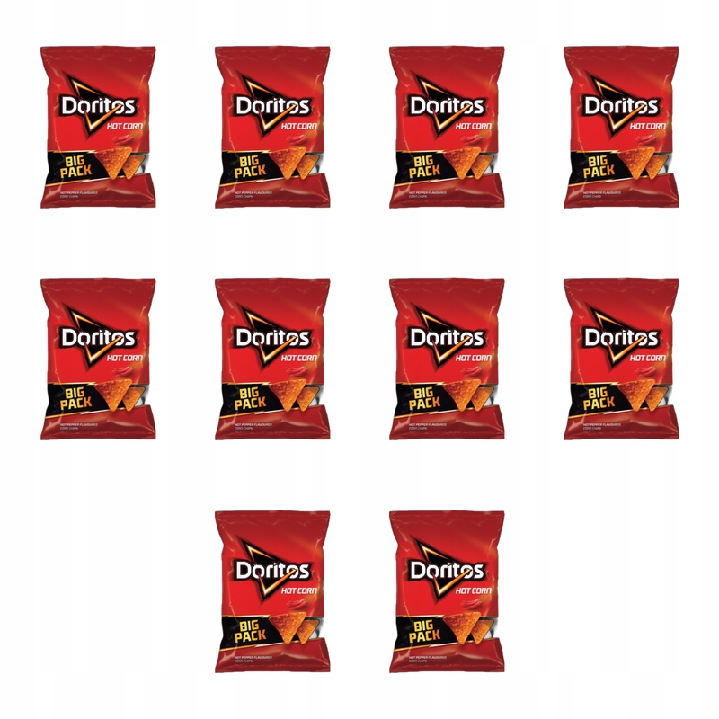 Doritos Hot Corn 180g X10