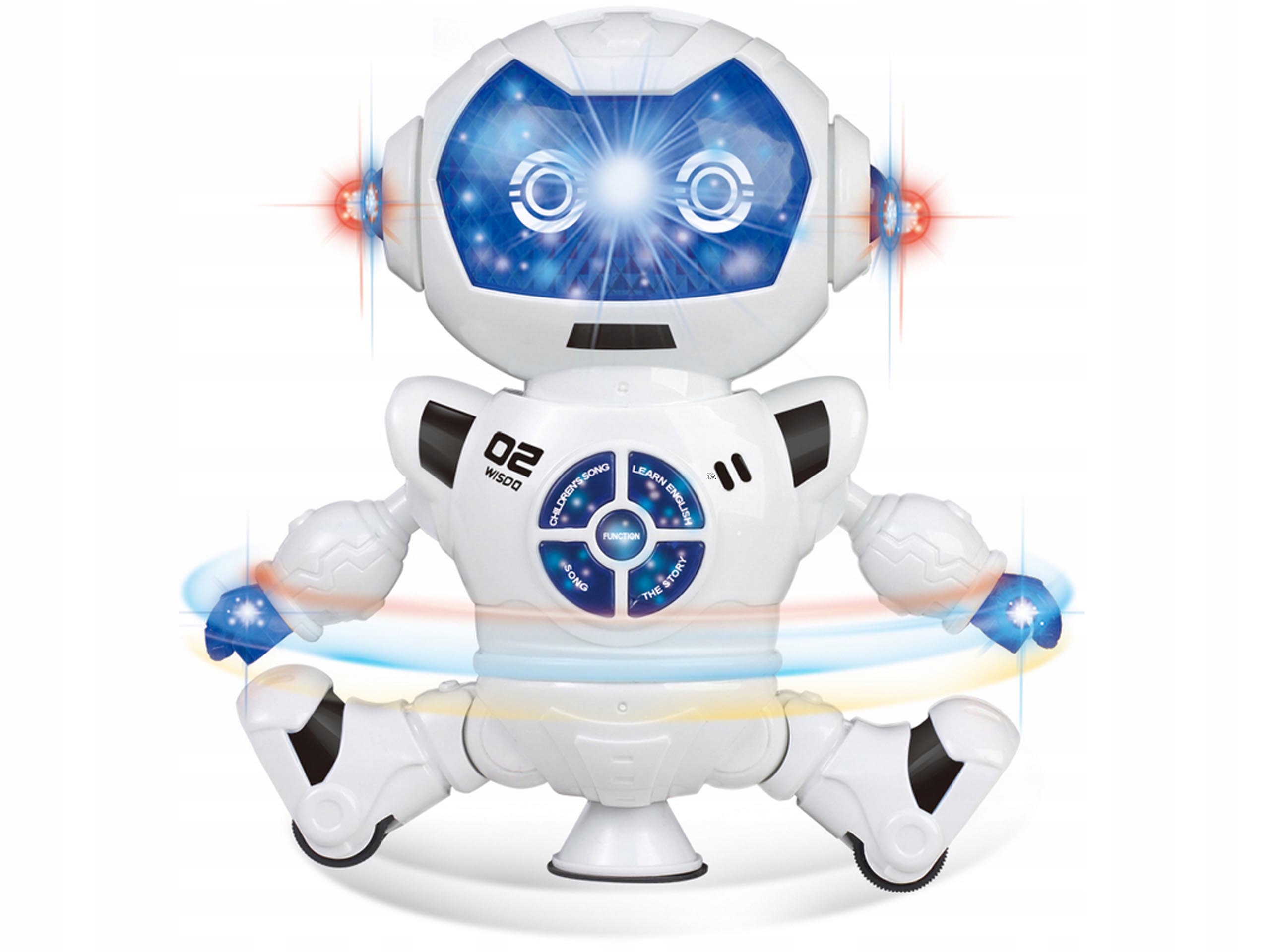 TAŃCZĄCY ROBOT OPOWIADA BAJKI UCZY SŁÓWEK ŚWIECI Rodzaj do programowania i kodowania