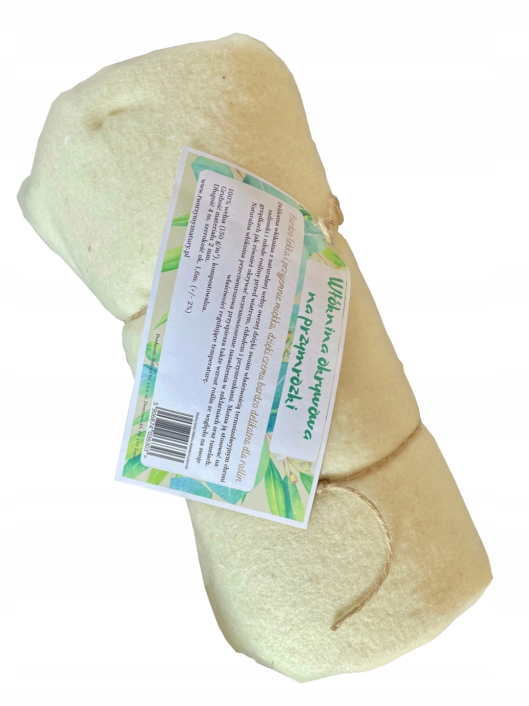 

Włóknina Okrywowa Przymrozki Wełna Owcza 1,6 x 4 m