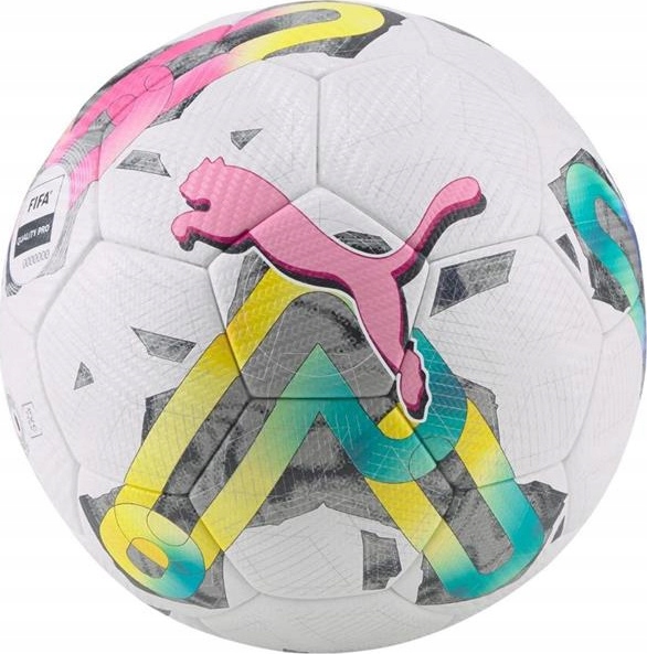 Fotbalový Míč Puma Orbita 2 Tb Fifa Quality Pro Bílo-zeleno-růžový 8377