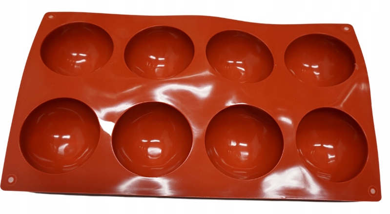 FORMA SILIKONOWA KULA KULE PÓŁKULE 8x MINIPORCJE Marka inna