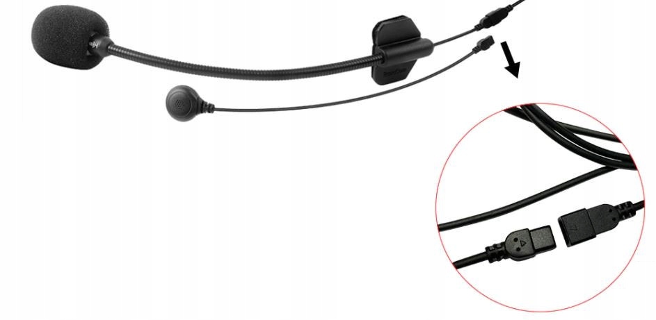 INTERKOM BT FREEDCONN Z ADAPTEREM DO KROTKOFALOWKI Microphone Type hybrid built in