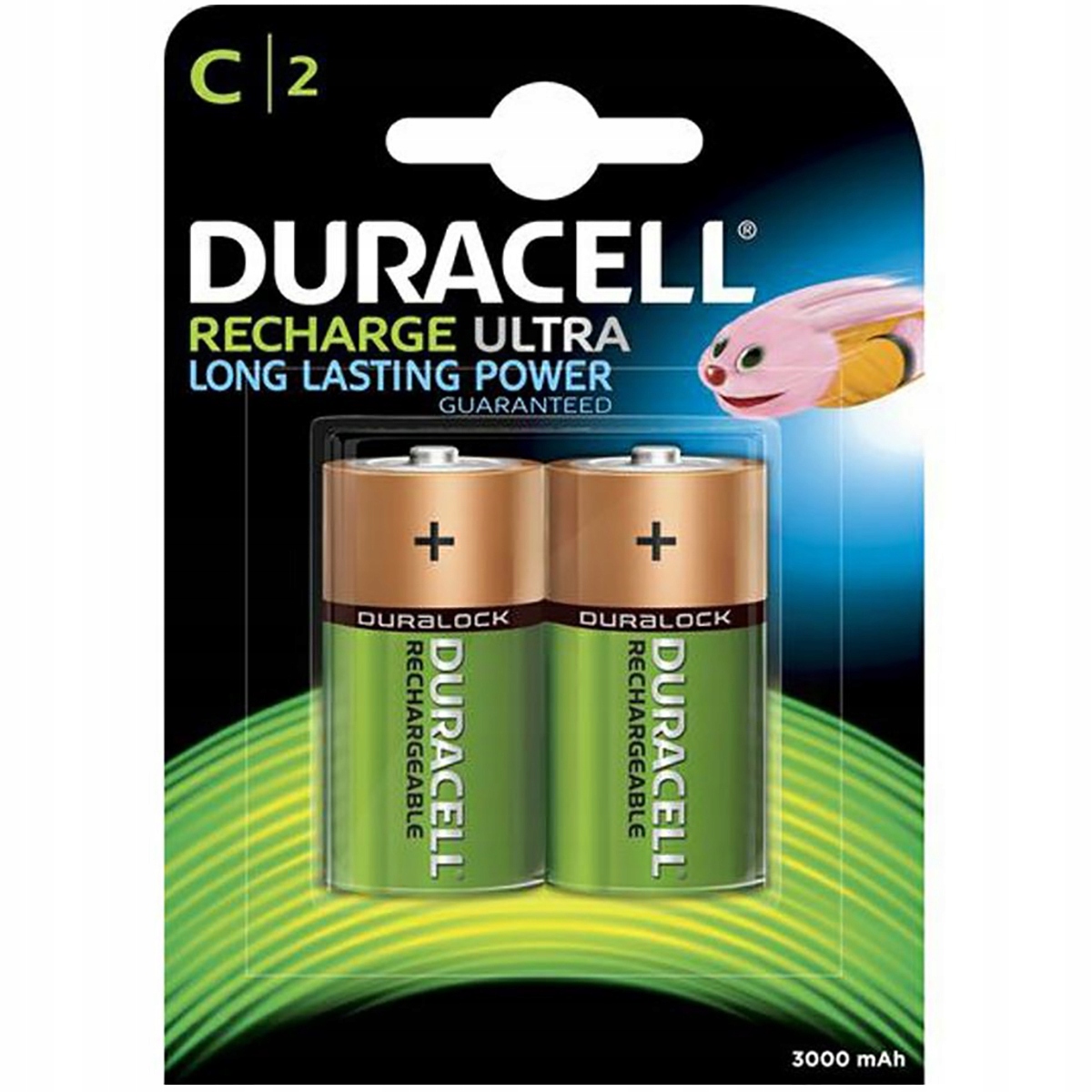 акумуляторна батарея DURACELL R14 1,2 В 2200 мАг 2x