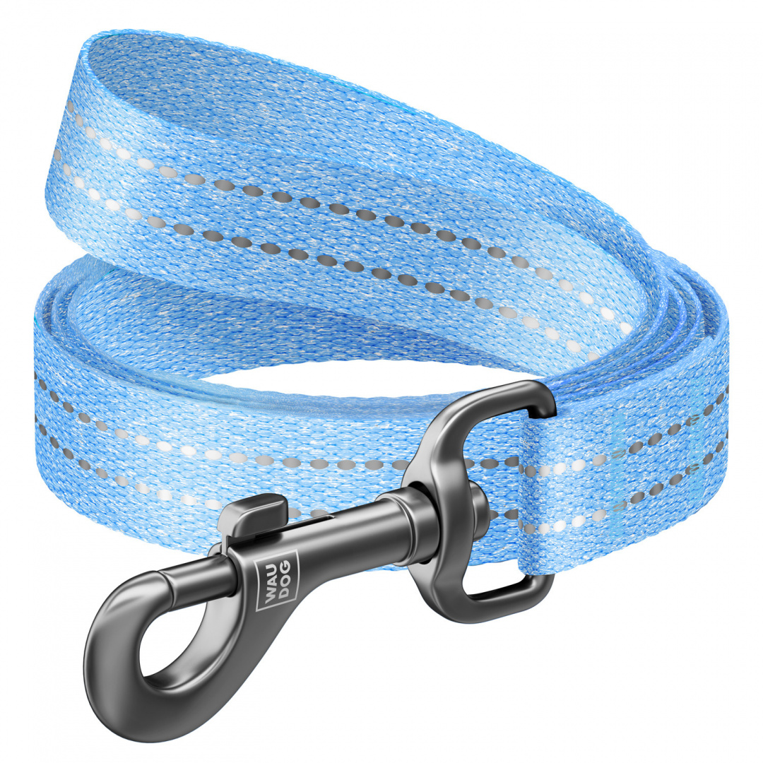 

WauDog Re-cotton Smycz dla psa 2m /2cm Błękitna