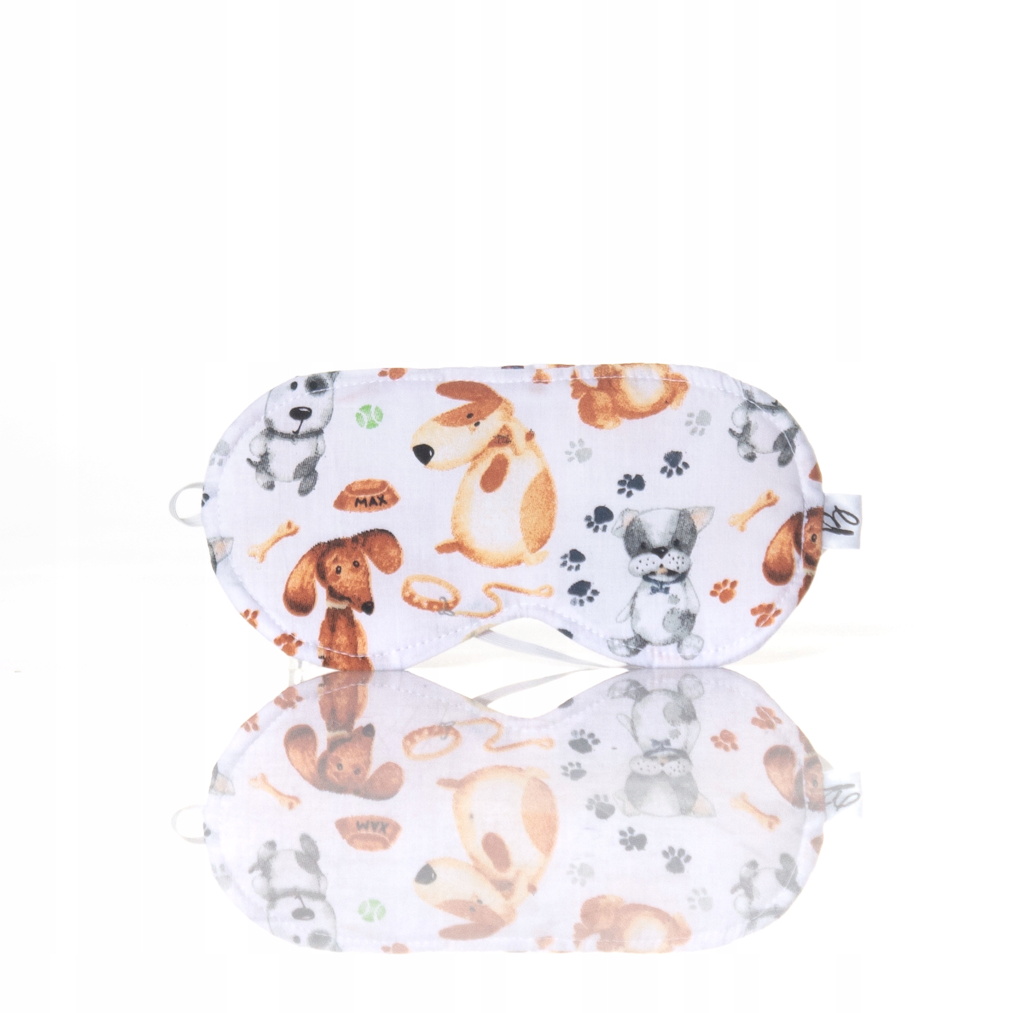 OPASKA maska do spania i medytacji BAWEŁNIANA pieski