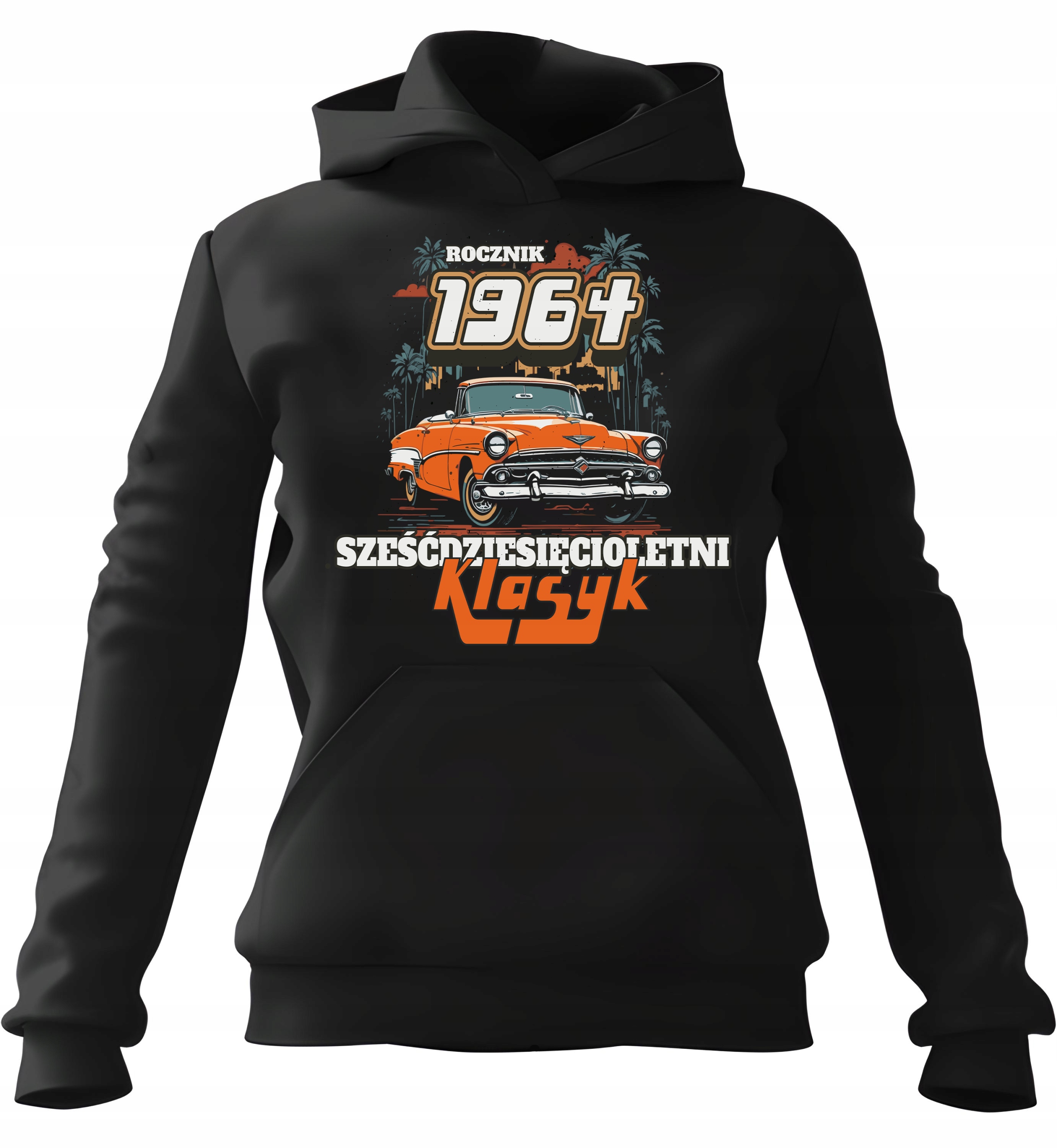 pánská mikina s kapucí Ročník [zadat Ročník] Klasika Auto XL Pro něj Fac