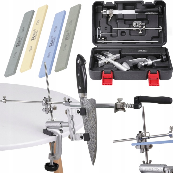 Ostrzałka Ruixin Pro RX009 System Ostrzący Zestaw Kamień Profesjonalna