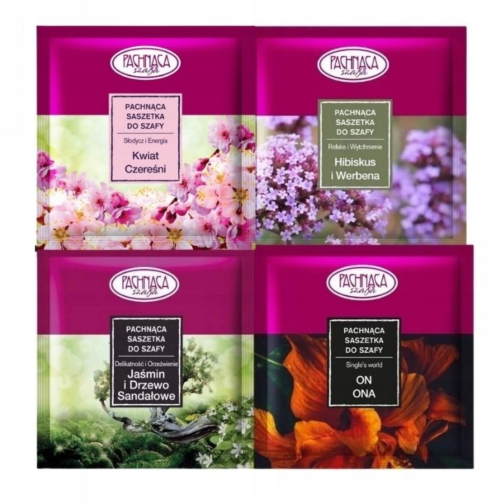 

Pachnąca Szafa Saszetka do Szafy MIX 4szt.