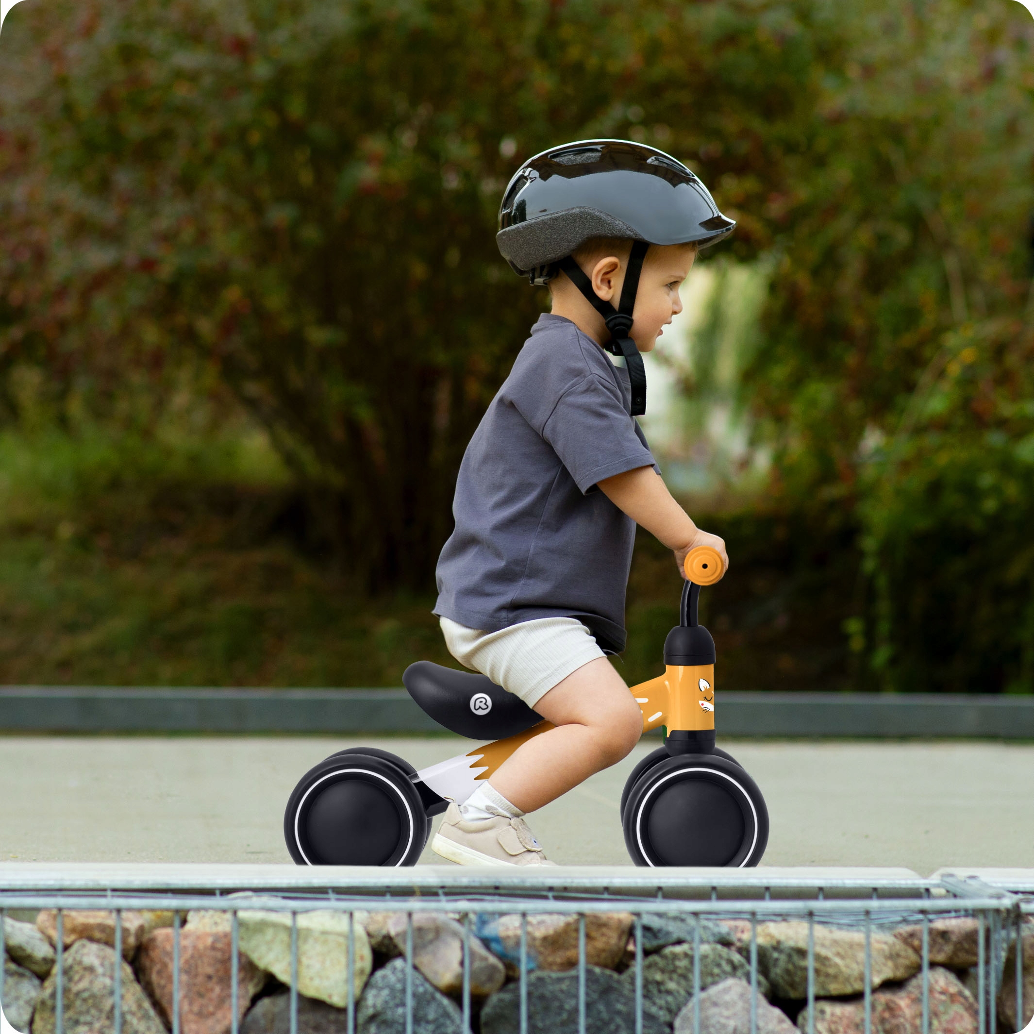 Bicikl za balansiranje, dječji bicikl s tri kotača, lagani Ricokids, čelični okvir