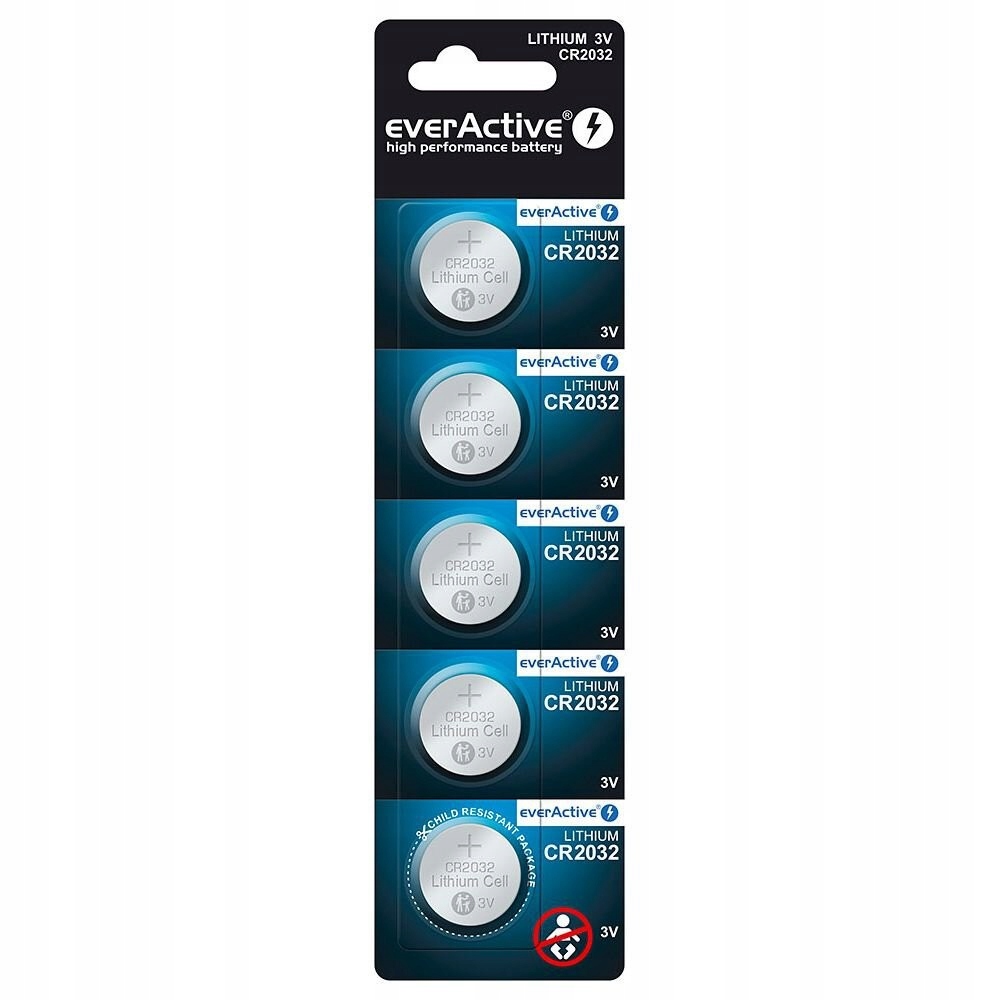 Everactive Baterie litowe CR2032 3V Blister 5 szt
