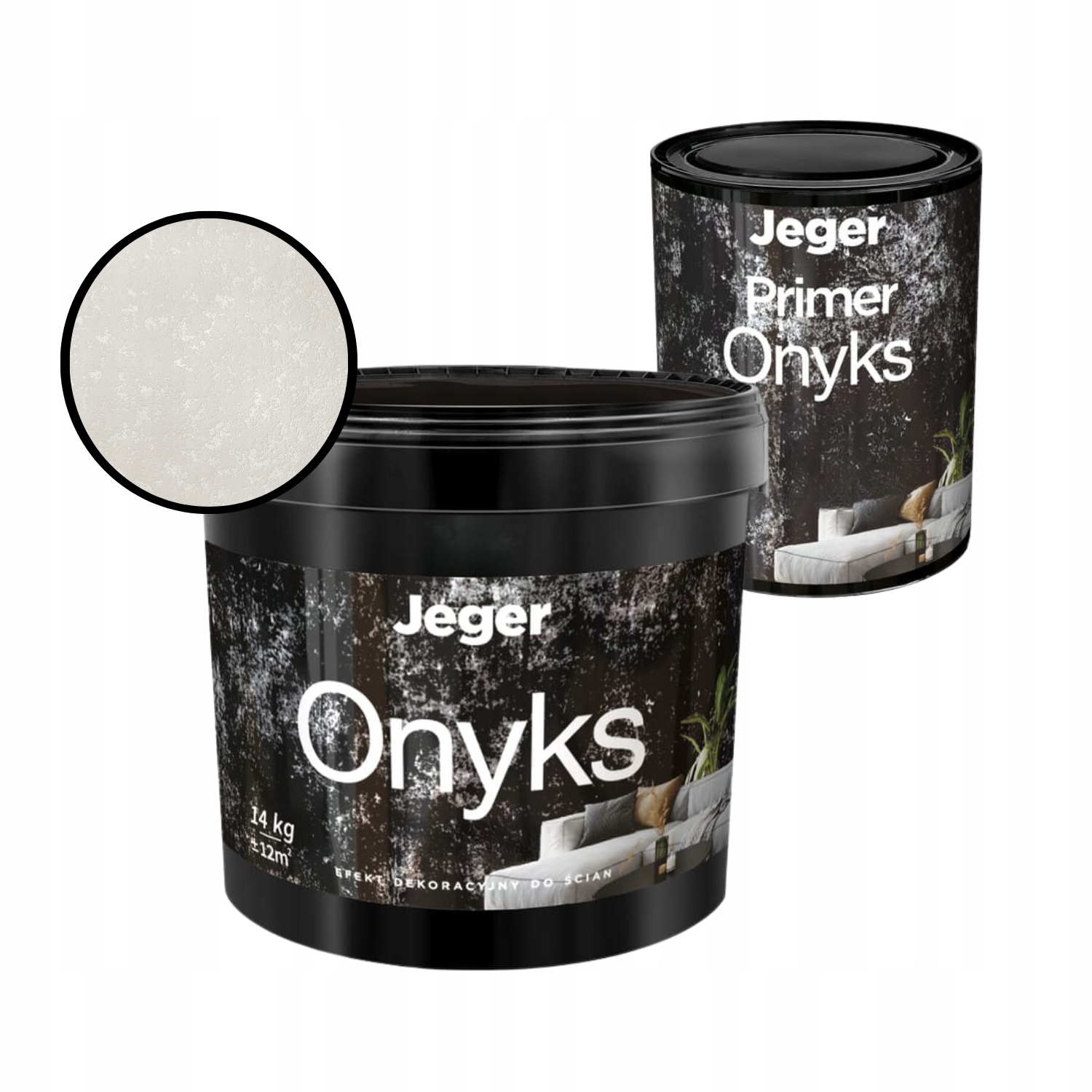 Dekorativní nástěnná sada Metalizující díry Onyx Perleťový Primer Onyx
