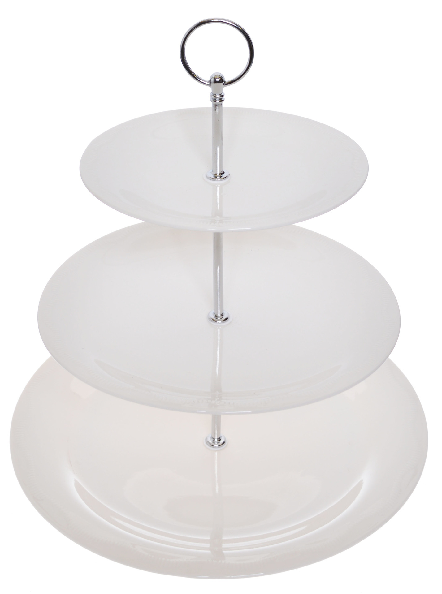 PATERA 3-POZIOMOWA ECRUE ZE WZOREM Marka GlamurProjekt