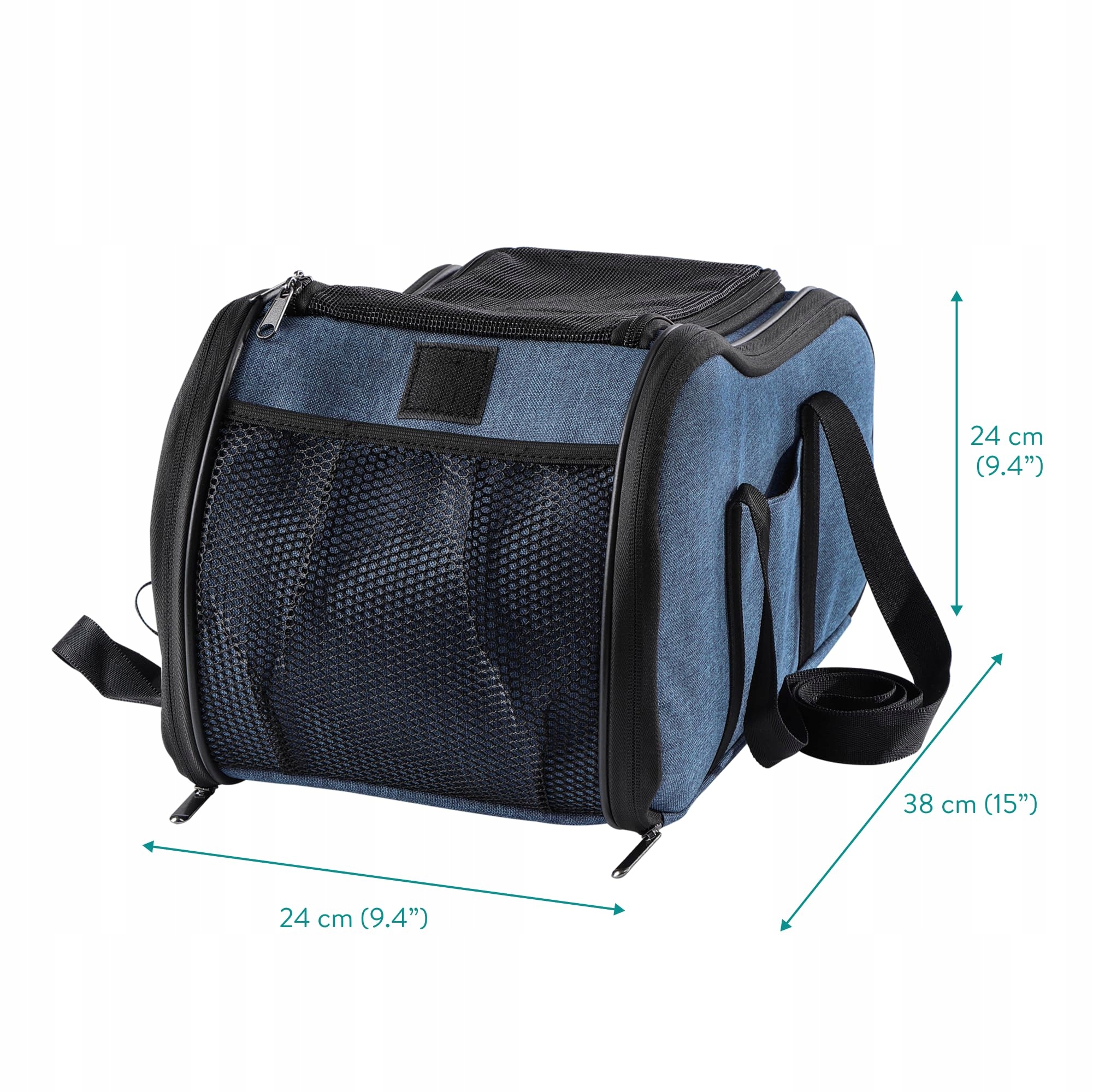 Navaris Autosedačka pro psa Zámek Vodítko Komfort cestování Modrá