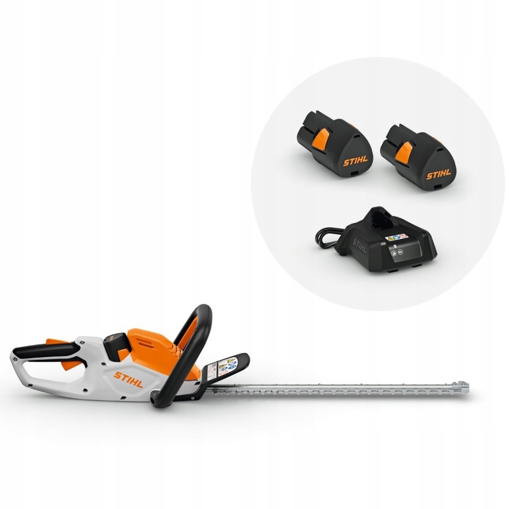 Stihl Hsa 40 Nożyce Do Żywopłotu Z 2 Akumulatorami As 2 I Ładowarką Al 1