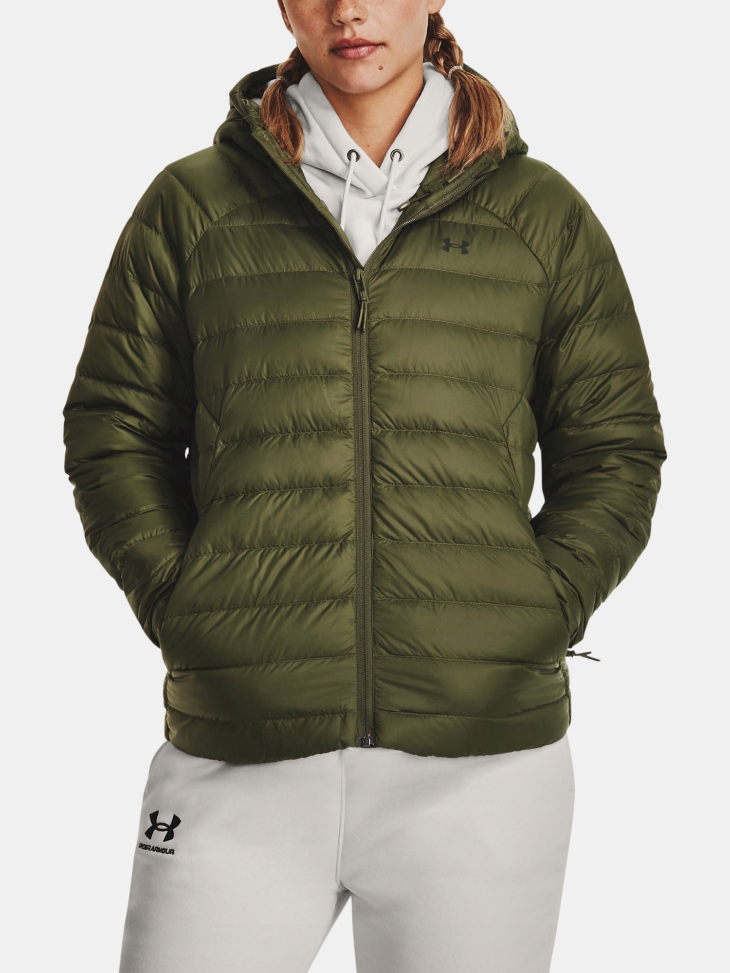 Under Armour Bunda Ua Strm Armour Down 2.0 Jkt-grn zelená