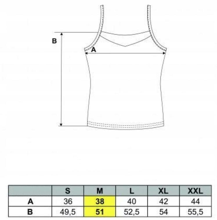 BAWEŁNIANY podkoszulek NA RAMIĄCZKACH MORAJ M Marka Moraj