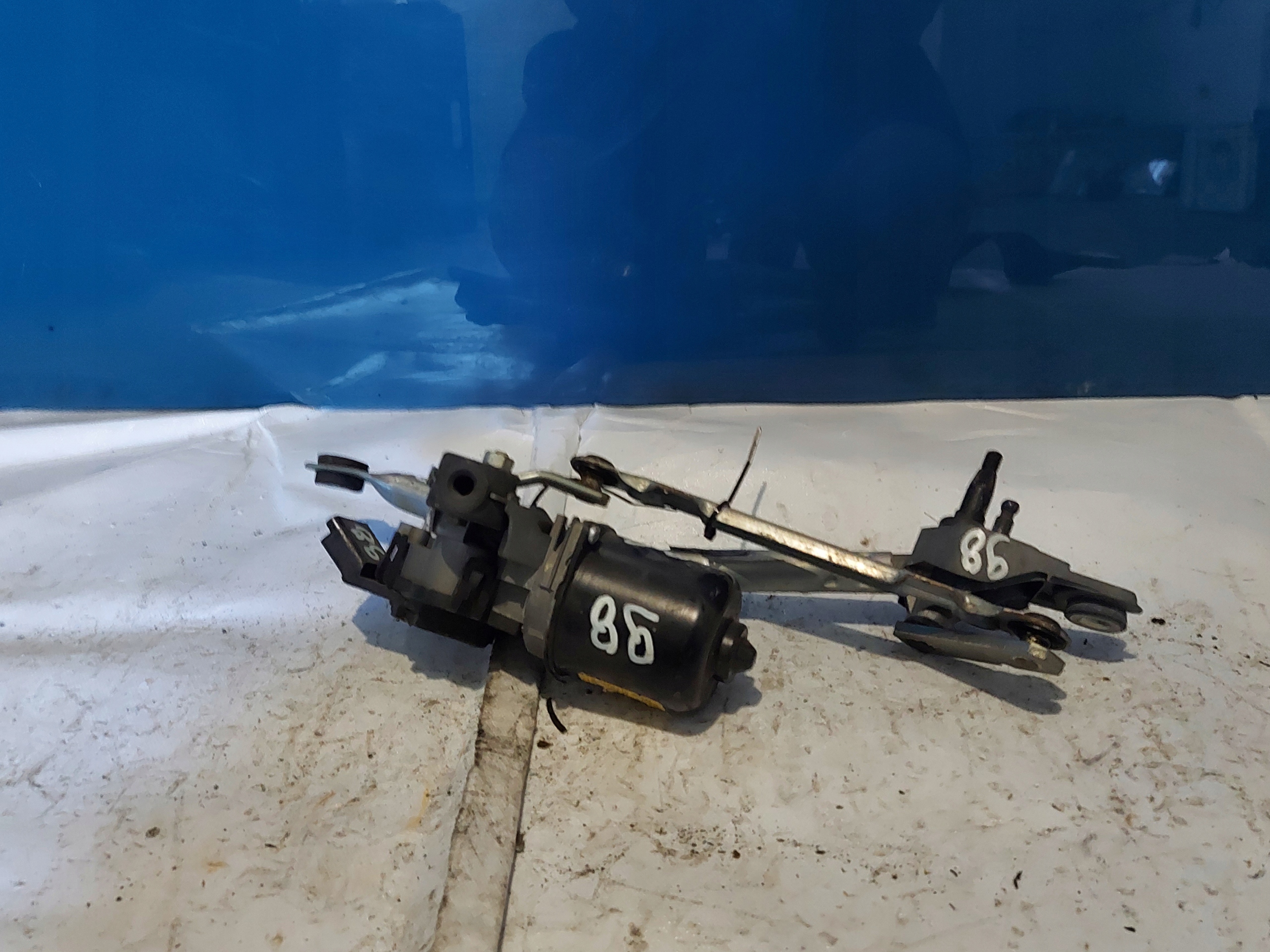 wiper mechanism PEUGEOT 107 54522911 front