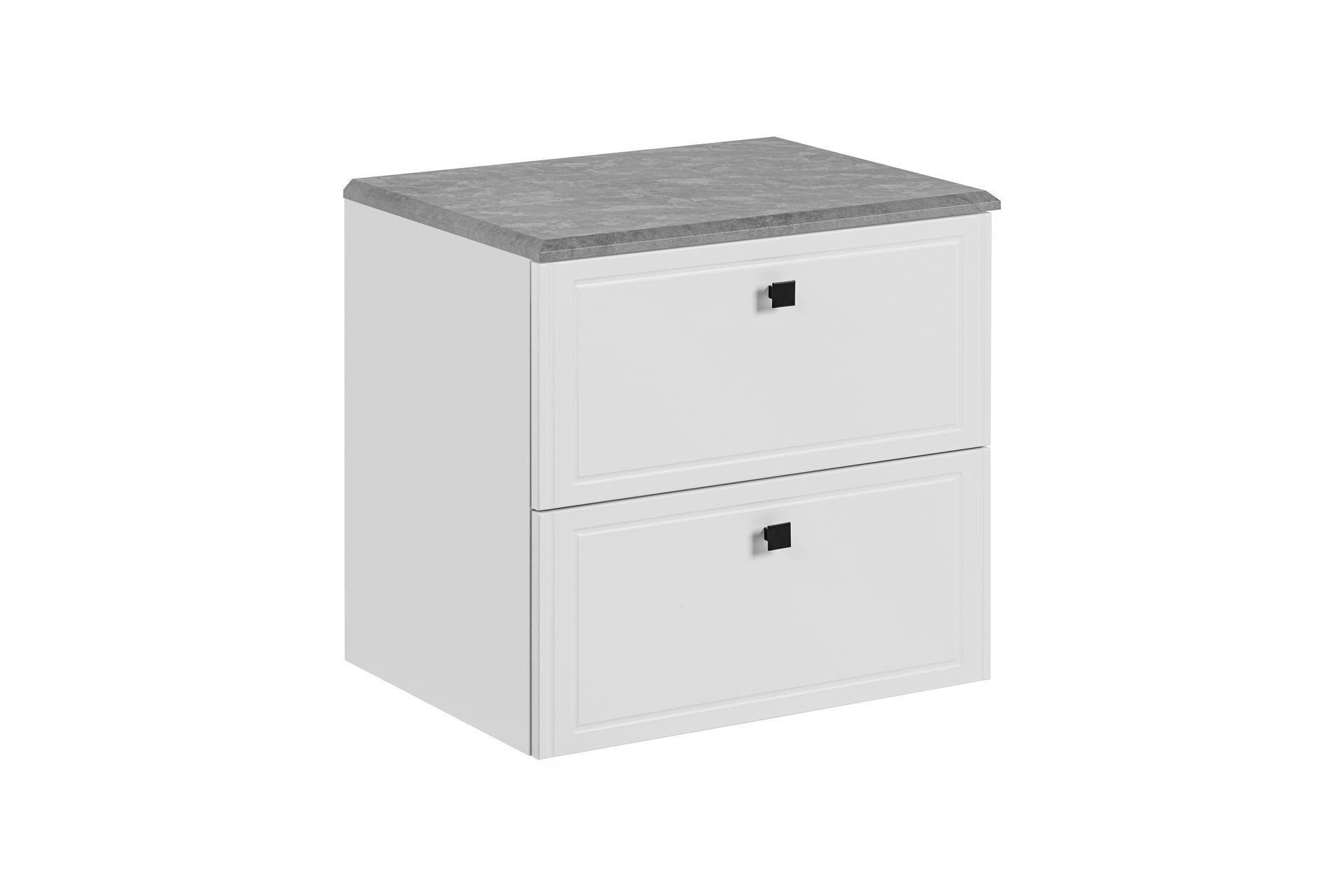SZAFKA ŁAZIENKOWA Z BLATEM 60 CM HAVANA WHITE