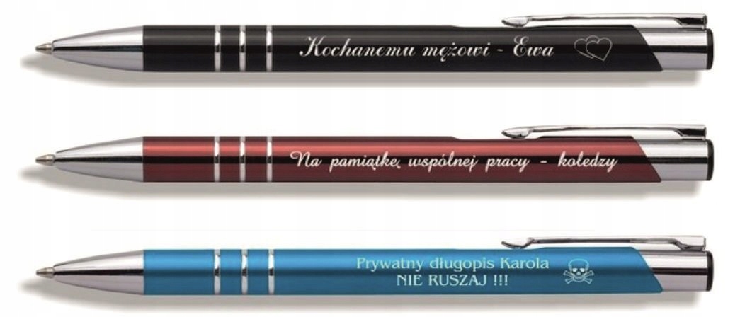 DŁUGOPIS GRAWER DWUSTRONNY urodziny WALENTYNKI — 20