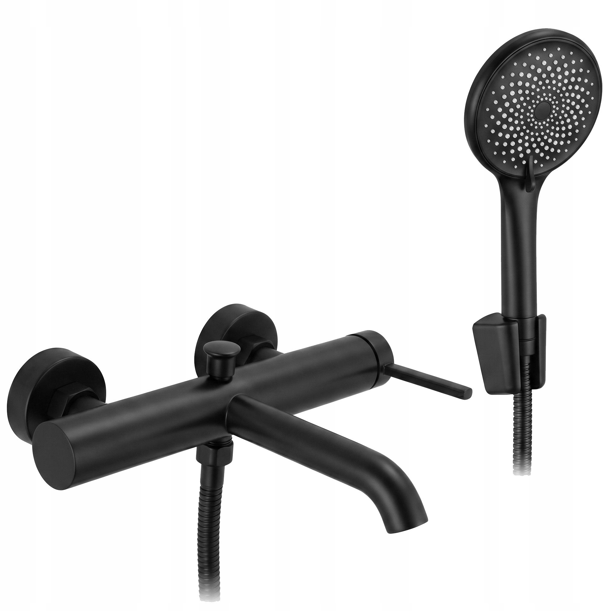 Vanová baterie se sprchovým koutem černá nástěnná Mar Rea Rivo Výtokové Ramínko 22,5 cm