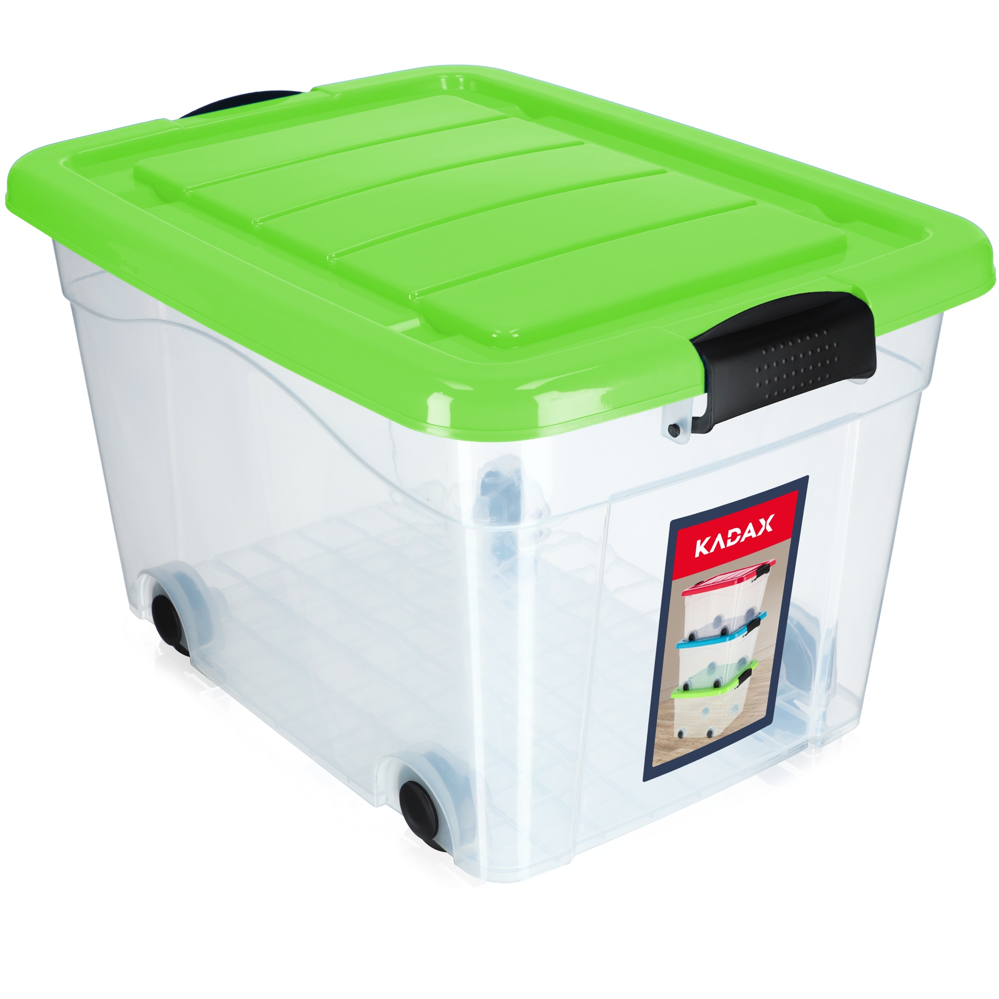 

Pojemnik Pudełko Organizer Zabawki Na Kółkach 40L