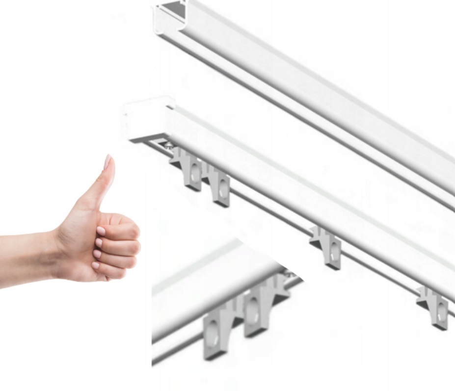

Szyna sufitowa aluminiowa Ms 480cm pojedyncza
