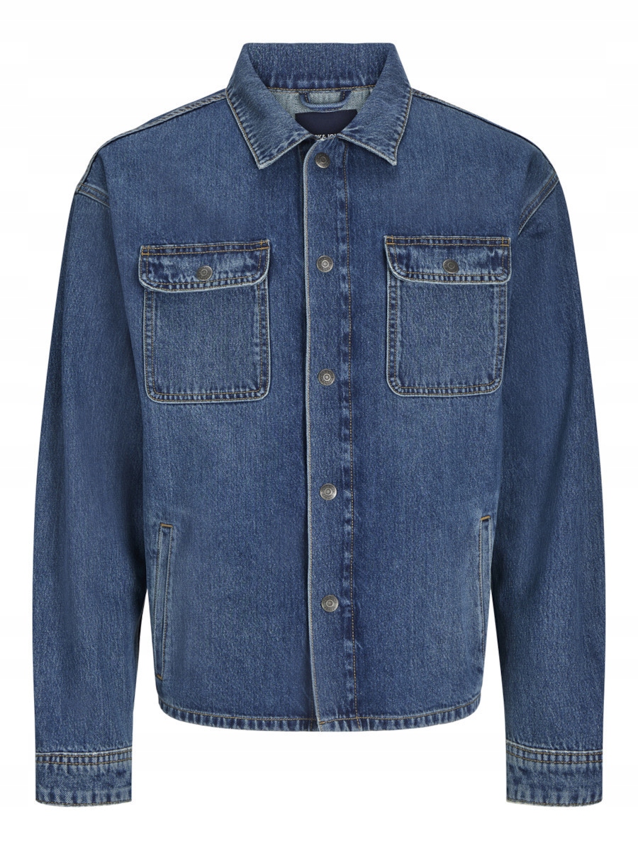 Džínová bunda Jack & Jones modrá L