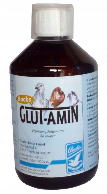 GLUT-AMIN 500ML спины для голубей аминокислот