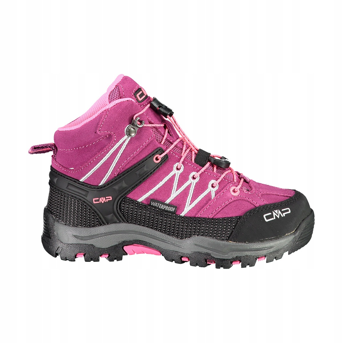 Buty trekkingowe dziecięce Cmp Rigel Mid Skóra wodoodporne różowe 36