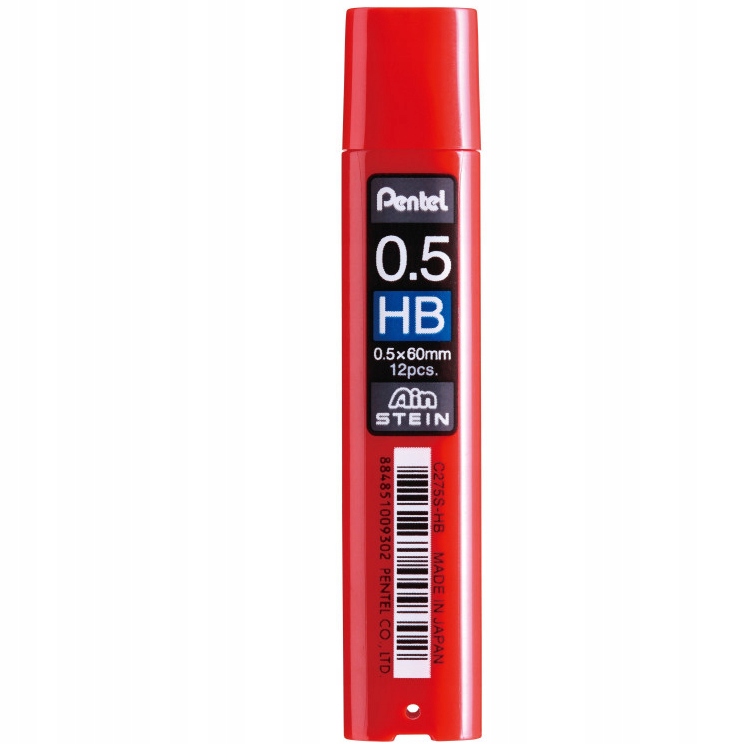

Grafity wkłady rysiki do ołówków Pentel 0,5 Hb 12s