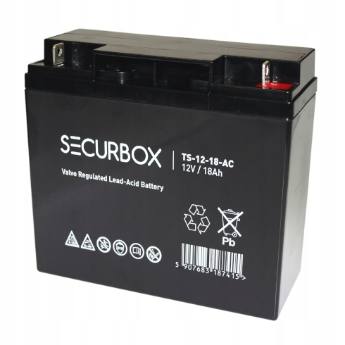 12/18 - SECURBOX AGM 12V 18AH акумулятор без обслуговування Krk