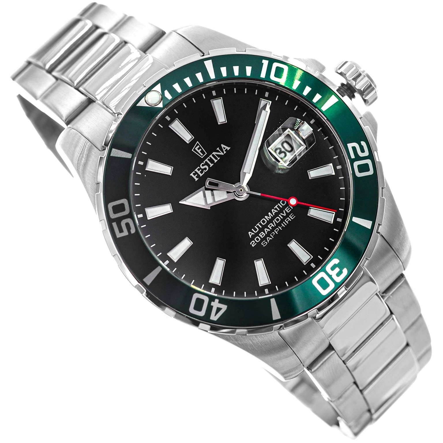 Pánské Hodinky Festina F20531/2 Diver Automatic Sapphire Datumovka 20 Atm