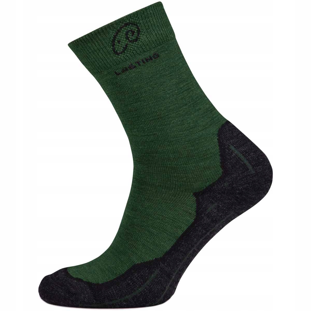 

Skarpety trekkingowe z wełny merino zielone 46-49